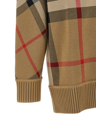 Beige Polyester Cardigan