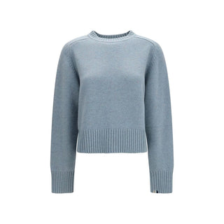 Blue Cashmere Sweatshirt