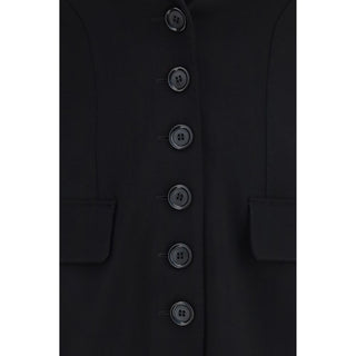 Black Wool Oves Aries Full-Length Jacket
