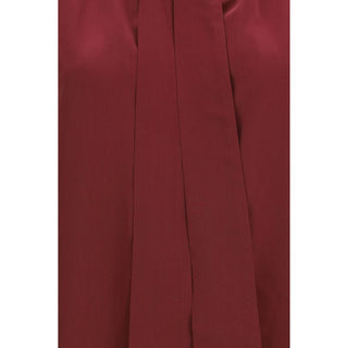 Bordeaux Silk Blouse