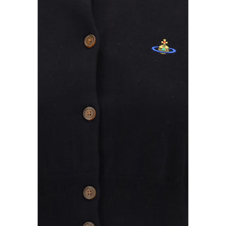 Black Cotton Cardigan