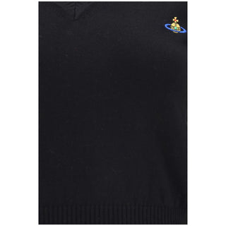 Black Cotton Sweatshirt