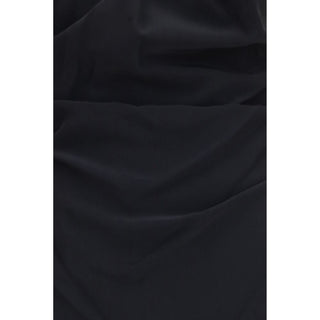 Black Viscose Casual Dress