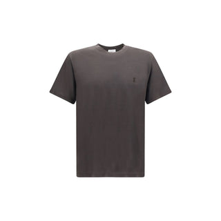 Brown Silk T-Shirt