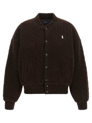 Brown Wool Bomber