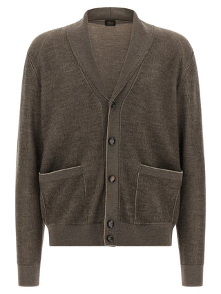 Brown Cashmere Cardigan