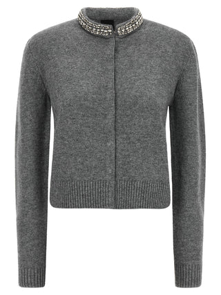 Gray Wool Cardigan