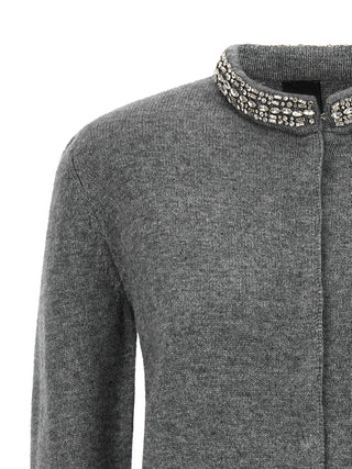 Gray Wool Cardigan