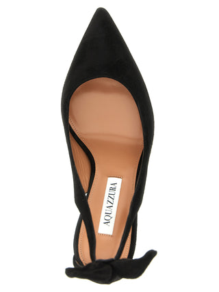 Black Calfskin High Heel Pumps
