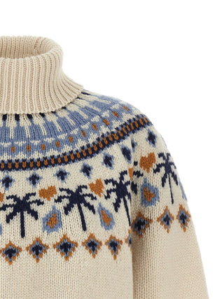Multicolor Virgin Wool Cardigan