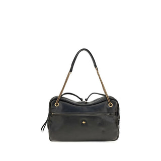 Black Calf Leather Bos Taurus Shoulder Bag