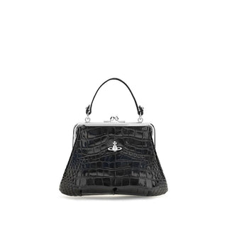 Black Calf Leather Bos Taurus Handbag