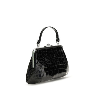 Black Calf Leather Bos Taurus Handbag