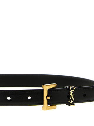Black Calfskin Regular Belt