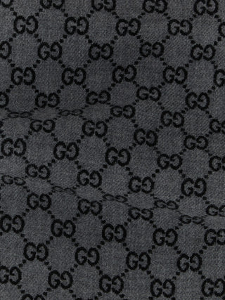 Gray Wool Scarf