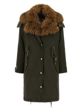 Bicolor Polyamide Parka