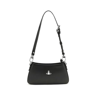 Black Calf Leather Bos Taurus Shoulder Bag