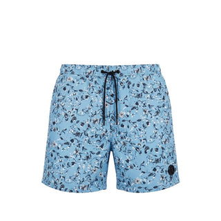 Hellblaue Polyester-Badehose für Herren