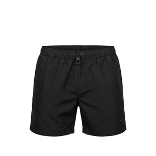 Schwarze Badeshorts für Herren aus Polyester