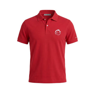 Rotes Baumwoll-Polohemd für Herren