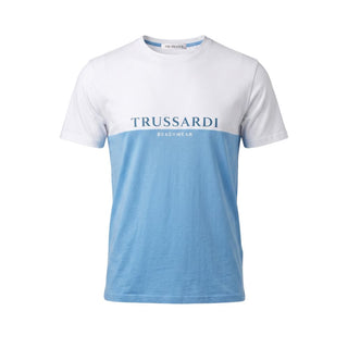 Hellblaues Baumwoll-Herren-T-Shirt