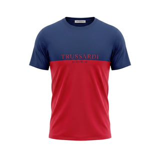 Rotes Baumwoll-Herren-T-Shirt