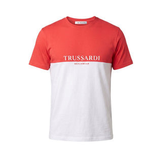 Weißes Polyester-T-Shirt für Herren