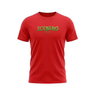 Red Cotton Men T-Shirt