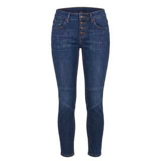 Blue Cotton Women's Jeans