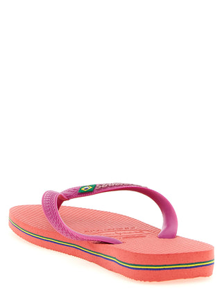 Fuchsia Rubber Slides