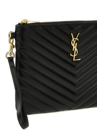 Black Calfskin Clutch Bag