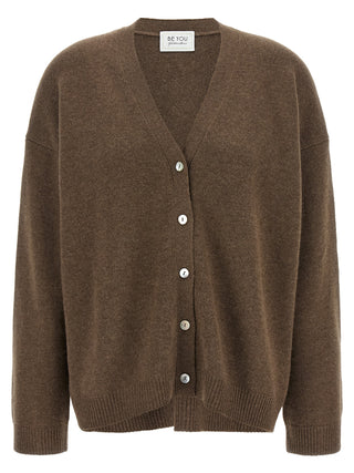 Brown Cashmere Cardigan
