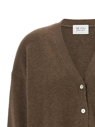Brown Cashmere Cardigan