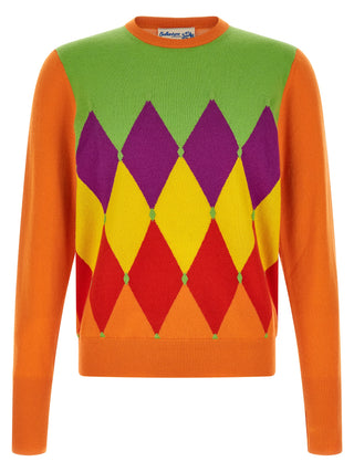 Orange Cashmere Cardigan