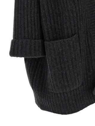 Gray Cashmere Cardigan