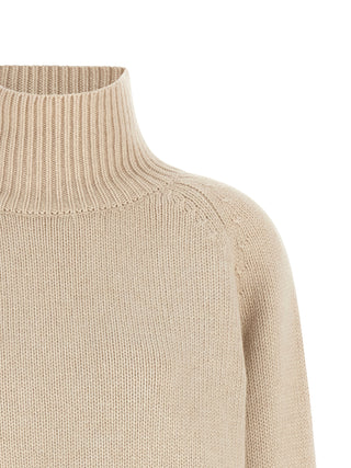 Beige Cashmere Cardigan