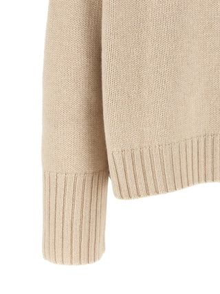Beige Cashmere Cardigan
