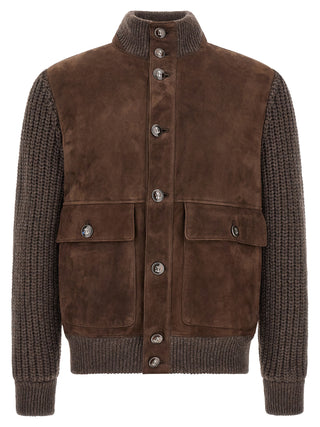 Brown Lamb Leather Leather Jacket
