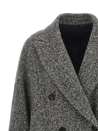 Gray Virgin Wool Coat