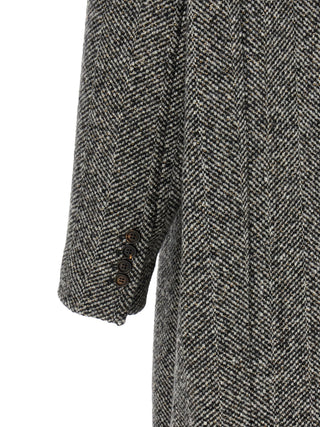 Gray Virgin Wool Coat