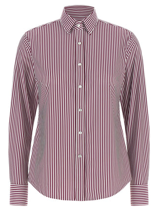 Bordeaux Polyamide Blouse