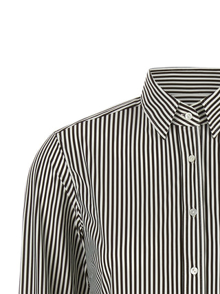 Bicolor Polyamide Blouse