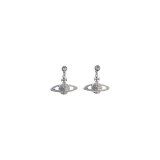 Silver Brass Earrings