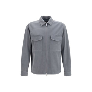 Gray Polyester Jacket