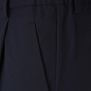 Blue Polyester Cargo Pants