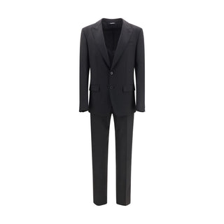 Black Wool Oves Aries Two-Piece Suit