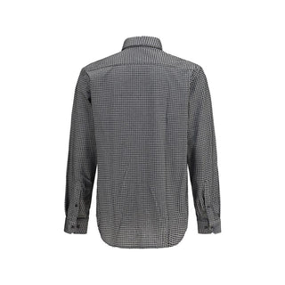 Gray Cotton Pattern Shirt