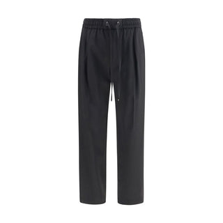 Black Wool Oves Aries Joggers (Workout Pants)