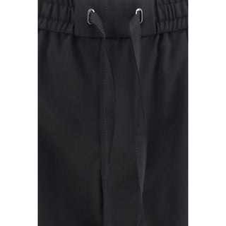 Black Wool Oves Aries Joggers (Workout Pants)