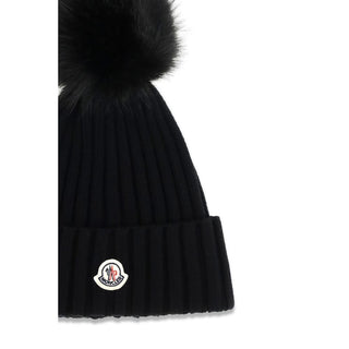 Black Wool Oves Aries Beanie